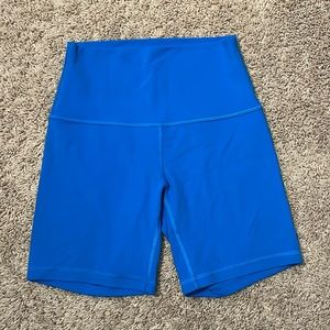 LULULEMON ALIGN HIGH-RISE SHORT 6” SIZE: 4 COLOR: POOLSIDE
